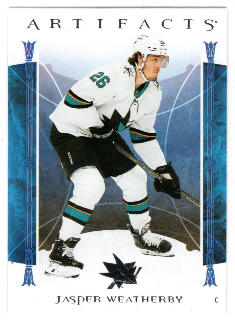 Jasper Weatherby - San Jose Sharks (NHL Hockey Card) 2022-23 Upper Deck Artifacts # 50 Mint