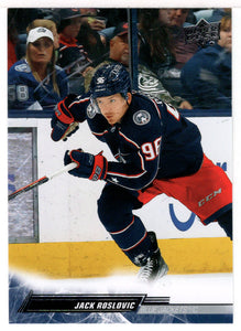 Jack Roslovic - Columbus Blue Jackets (NHL Hockey Card) 2022-23 Upper Deck # 54 Mint
