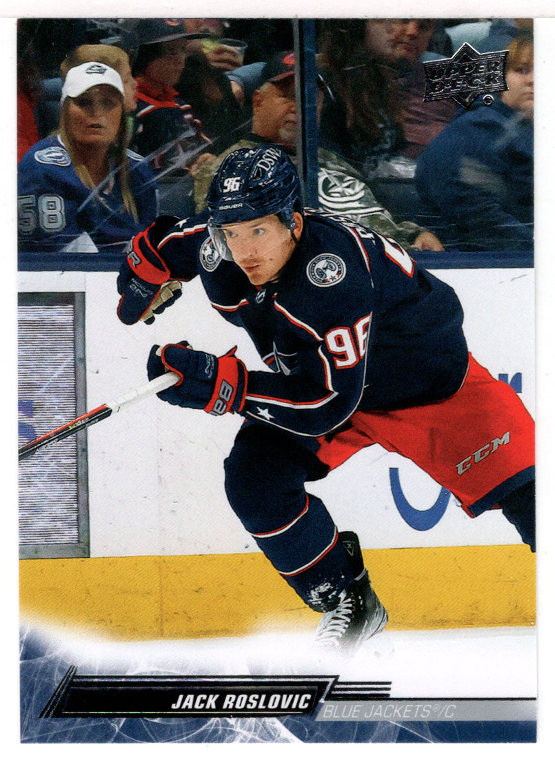 Jack Roslovic - Columbus Blue Jackets (NHL Hockey Card) 2022-23 Upper Deck # 54 Mint