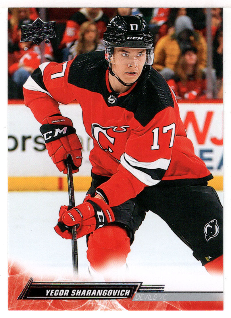 Yegor Sharangovich - New Jersey Devils (NHL Hockey Card) 2022-23 Upper Deck # 112 Mint