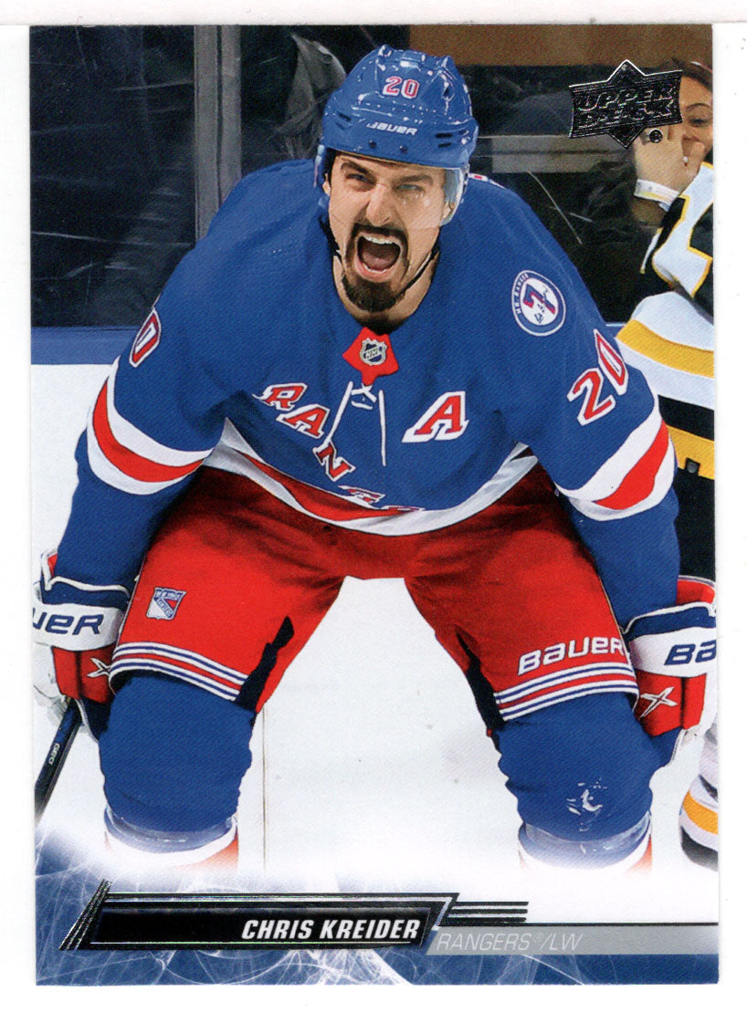 Chris Kreider - New York Rangers (NHL Hockey Card) 2022-23 Upper Deck # 120 Mint