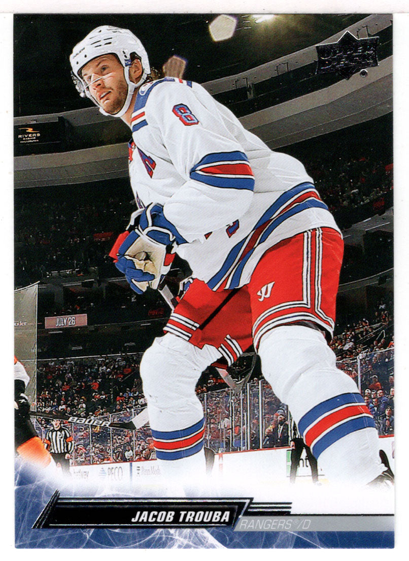 Jacob Trouba - New York Rangers (NHL Hockey Card) 2022-23 Upper Deck # 124 Mint