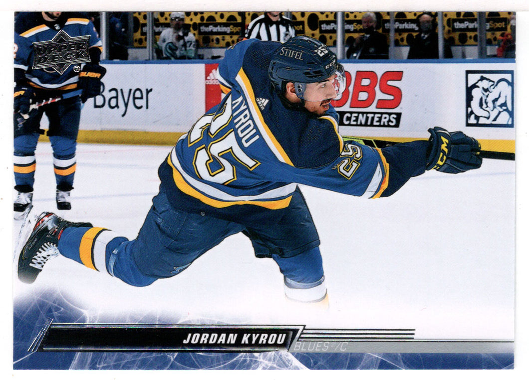 Jordan Kyrou - St. Louis Blues (NHL Hockey Card) 2022-23 Upper Deck # 159 Mint