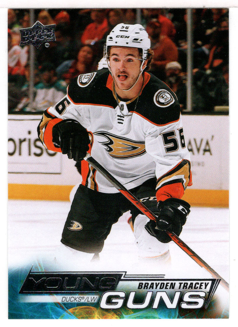 Brayden Tracey RC - Anaheim Ducks - Young Guns (NHL Hockey Card) 2022-23 Upper Deck # 219 Mint