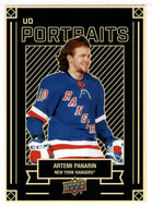 Artemi Panarin - New York Rangers - Portraits (NHL Hockey Card) 2022-23 Upper Deck # P 4 Mint