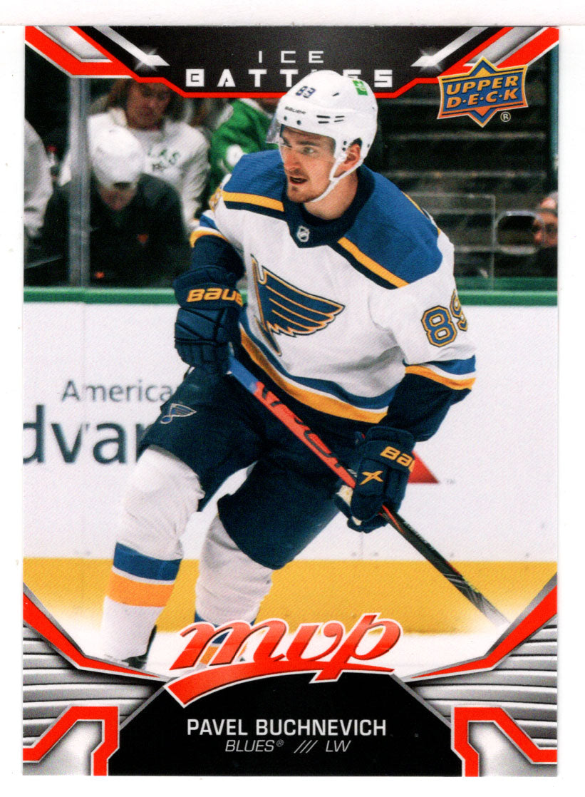 Pavel Buchnevich - St. Louis Blues - Ice Battles (NHL Hockey Card) 2022-23 Upper Deck MVP # IB 60 Mint