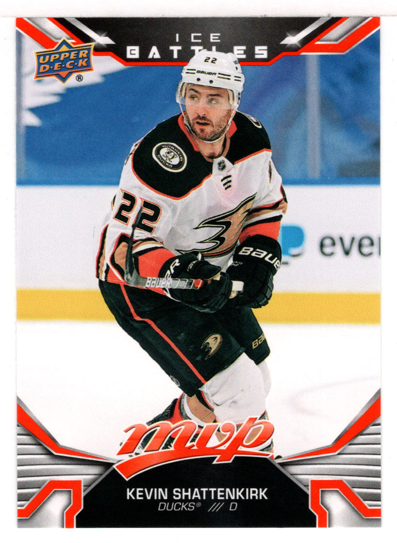 Kevin Shattenkirk - Anaheim Ducks - Ice Battles (NHL Hockey Card) 2022-23 Upper Deck MVP # IB 197 Mint