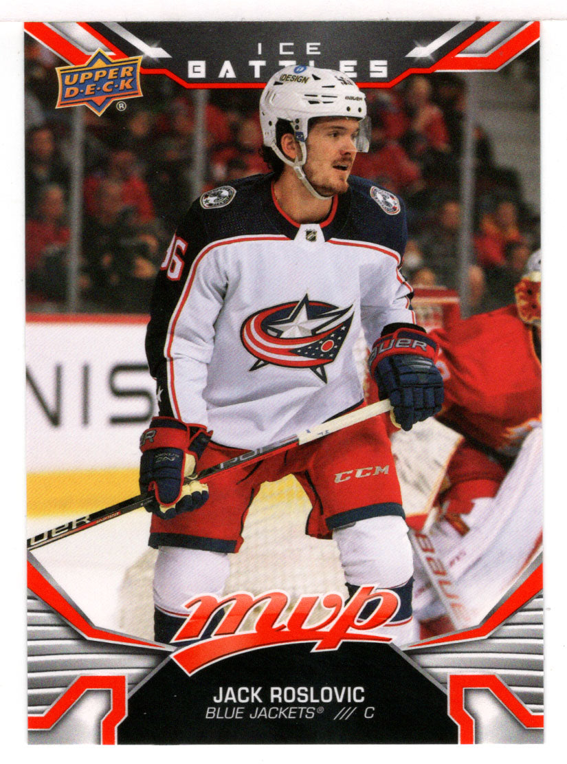 Jack Roslovic - Columbus Blue Jackets - SP Ice Battles (NHL Hockey Card) 2022-23 Upper Deck MVP # IB 212 Mint