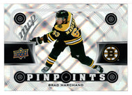 Brad Marchand - Boston Bruins - Silver Pinpoints (NHL Hockey Card) 2022-23 Upper Deck MVP # PP-18 Mint