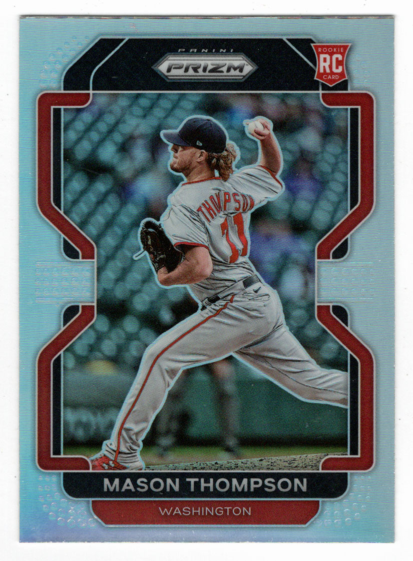 Mason Thompson RC - Washington Nationals (MLB Baseball Card) 2022 Panini Prizm # 28 Mint