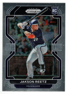 Jakson Reetz RC - Milwaukee Brewers (MLB Baseball Card) 2022 Panini Prizm # 59 Mint