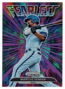 Marcus Semien - Texas Rangers - Fearless (MLB Baseball Card) 2022 Panini Prizm # FL-9 Mint