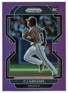 CJ Abrams - San Diego Padres - Purple (MLB Baseball Card) 2022 Panini Prizm # 12 Mint