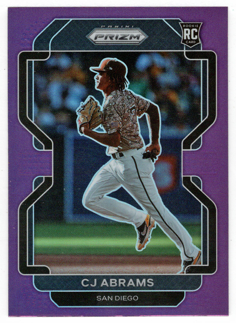 CJ Abrams - San Diego Padres - Purple (MLB Baseball Card) 2022 Panini Prizm # 12 Mint