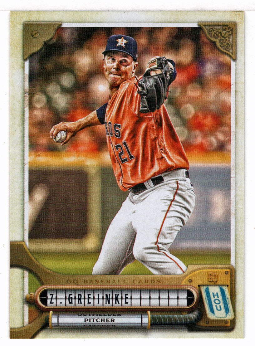 Zack Greinke - Houston Astros (MLB Baseball Card) 2022 Topps Gypsy