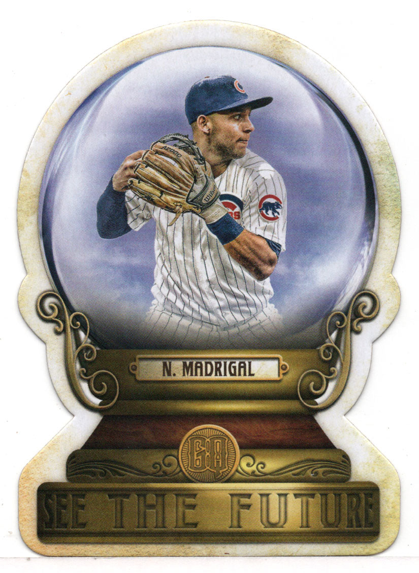 Nick Madrigal - Chicago Cubs (MLB Baseball Card) 2022 Topps Gypsy Queen Crystal Gazing Die-Cut # CG-13 Mint