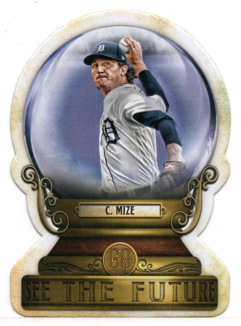 Casey Mize - Detroit Tigers (MLB Baseball Card) 2022 Topps Gypsy Queen Crystal Gazing Die-Cut # CG-17 Mint