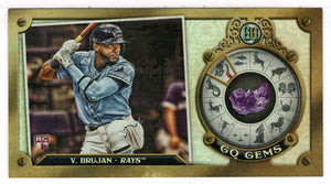 Vidal Brujan - Tampa Bay Rays (MLB Baseball Card) 2022 Topps Gypsy Queen GQ Gems Minis # GGM-28 Mint