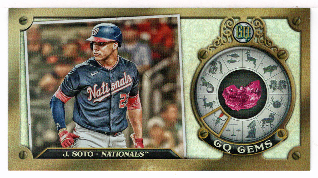 Juan Soto - Washington Nationals (MLB Baseball Card) 2022 Topps Gypsy Queen GQ Gems Minis # GGM-29 Mint