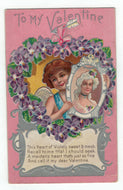 To My Valentine Vintage Original Postcard # 4751 - Post Marked 1913