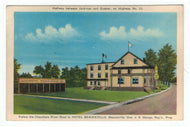Beauceville Hotel, Beauceville, Quebec, Canada Vintage Original Postcard # 4755 - New 1950's