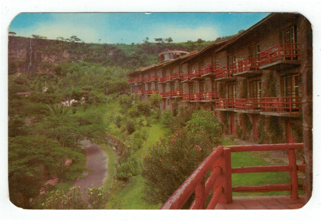 Balneario San-Jose-Purua Hotel, Michoacan, Mexico Vintage Original Postcard # 4761 - Post Marked October 26, 1961