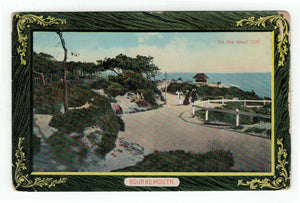 Bournemouth, England - On The West Cliff Vintage Original Postcard # 4763 - Post Marked October 14, 1909