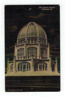 Baha'i Temple, Wilmette, Illinois, USA Vintage Original Postcard # 4765 - Post Marked March 12, 1953