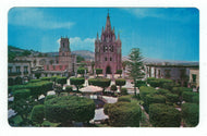 Parroquia Y Jardin Parish Church, San Miguel Allende, Mexico Vintage Original Postcard # 4779 - New - 1960's