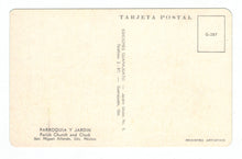 Load image into Gallery viewer, Parroquia Y Jardin Parish Church, San Miguel Allende, Mexico Vintage Original Postcard # 4779 - New - 1960&#39;s

