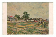 Landscape Estaque by Cezanne, National Gallery of Art, Washington, D.C. USA Vintage Original Postcard # 4784 - New - 1970's