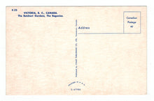 Load image into Gallery viewer, Butchart Gardens, Victoria, British Columbia, Canada Vintage Original Postcard # 4786 - New - 1960's
