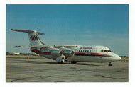 Air Wisconsin - BAC146 Airplane Vintage Original Postcard # 4790 - New - 1970's