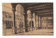 Loggia of Fra Giocondo and Piazza dei Signori, Verona, Italy Vintage Original Postcard # 4812 - 1940's
