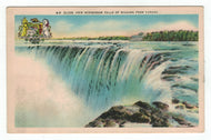 Niagara Falls, Ontario, Canada - Horseshoe Falls Vintage Original Postcard # 4814 - Post Marked August 4, 1948