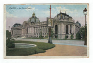 The Petit Palais, Paris, France Vintage Original Postcard # 4816 - Post Marked 1950's