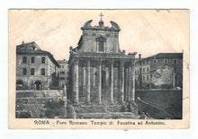 Load image into Gallery viewer, Roman Forum Temple of Paustina and Antonino, Rome, Italy Vintage Original Postcard # 4820 - New - 1940&#39;s
