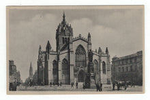 Load image into Gallery viewer, St. Giles Cathedral, Edinburgh, Scotland Vintage Original Postcard # 4822 - New - 1940's

