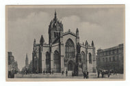 St. Giles Cathedral, Edinburgh, Scotland Vintage Original Postcard # 4822 - New - 1940's
