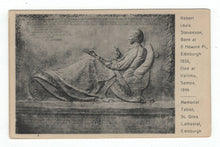 Load image into Gallery viewer, Robert Louis Stevenson Memorial, St. Giles Cathedral, Edinburgh, Scotland Vintage Original Postcard # 4823 - New - 1940's
