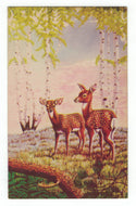 Springtime by Dot Larsen Vintage Original Postcard # 4830 - New - 1947