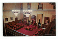 Assembly Chamber, Legislative Building, Fredericton, New Brunswick, Canada Vintage Original Postcard # 8439 - New - July 1984