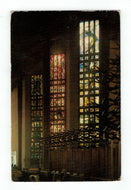 Coventry Cathedral, Priory St, Coventry, England - Nave Windows Vintage Original Postcard # 4841 - Post Marked August 7, 1962