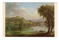 Mount Merino by Henry Ary, NSDAR Museum, Hudson, New York, USA Vintage Original Postcard # 4852 - New - 1970's