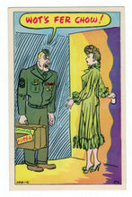 Load image into Gallery viewer, Wot's Fer Chow! - Laff-Gram Vintage Original Postcard # 4858 - 1970's
