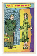Wot's Fer Chow! - Laff-Gram Vintage Original Postcard # 4858 - 1970's