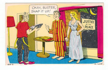Load image into Gallery viewer, Okay Buster, Snap It Up! - Laff-Gram Vintage Original Postcard # 4859 - 1970's
