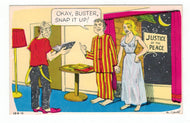 Okay Buster, Snap It Up! - Laff-Gram Vintage Original Postcard # 4859 - 1970's