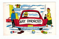 Just Divorced - Laff-Gram Vintage Original Postcard # 4861 - 1970's