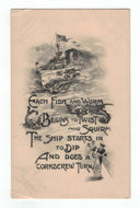 Each Fish and Worm Begins to Twist and Squirm... Vintage Original Postcard # 4868 - Dated April 30, 1913